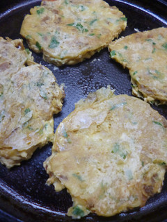 チヂミ( カレー入り)-レシピのメイン写真