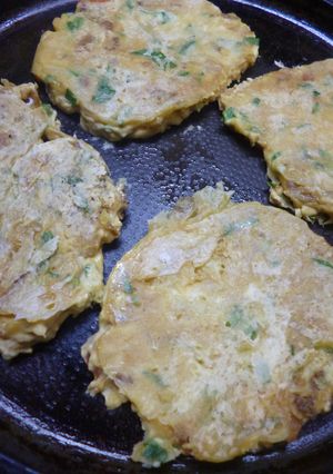 チヂミ（ カレー入り)-レシピのメイン写真