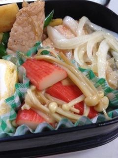 弁当に☆カニカマとえのきのバター醤油-レシピのメイン写真
