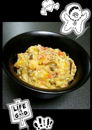 韓国人彼氏が作るかぼちゃのお粥☺호박 죽-レシピのメイン写真