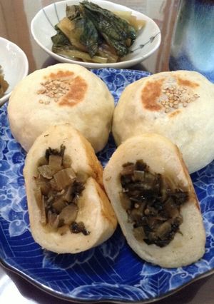 信州の味♪野沢菜おやき-レシピのメイン写真