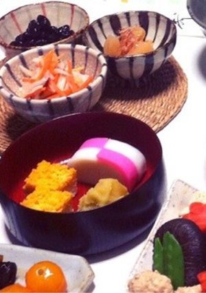 【我が家のおせち】〜紅白柿なます〜-レシピのメイン写真