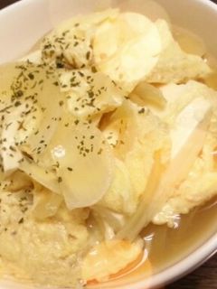 ☆簡単&ヘルシー☆ お豆腐の卵とじ-レシピのメイン写真