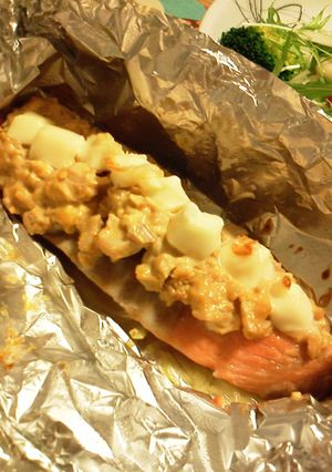 鮭タルタルのホイル焼き-レシピのメイン写真