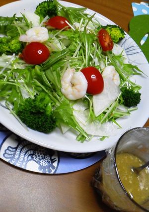かぶ水菜エビのサラダ★-レシピのメイン写真