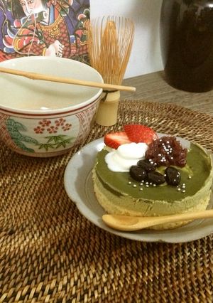 抹茶チーズムース☆黒豆活用-レシピのメイン写真