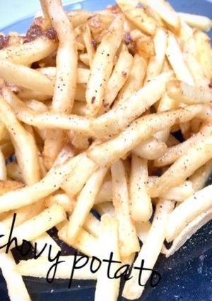簡単☆クセになっちゃうアンチョビポテト☆-レシピのメイン写真