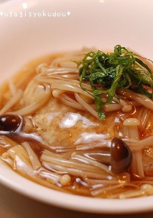 豆腐１丁使用◆ハンバーグキノコソース-レシピのメイン写真