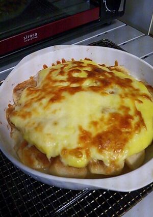もちりんごグラタン-レシピのメイン写真