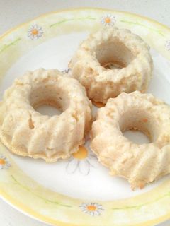 卵なし!絹豆腐と生おからの焼きドーナツ-レシピのメイン写真