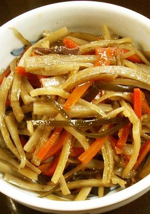 きんぴらごぼうに出し昆布-レシピのメイン写真