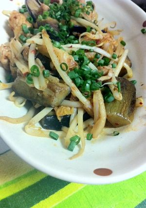 豚キム☆野菜炒め（なすver.）-レシピのメイン写真