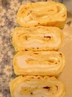 黒こしょうとチーズの卵焼き-レシピのメイン写真