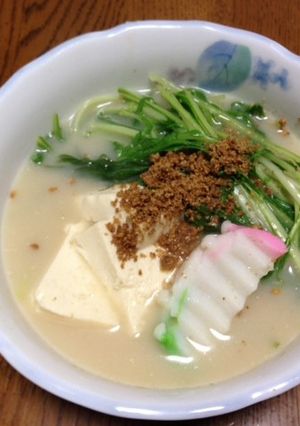金ごますりごまであったか豆乳汁-レシピのメイン写真