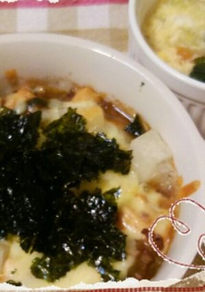 麻婆豆腐de茄子グラタン☆リメイク-レシピのメイン写真