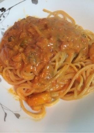 魚介のトマトクリームパスタ-レシピのメイン写真