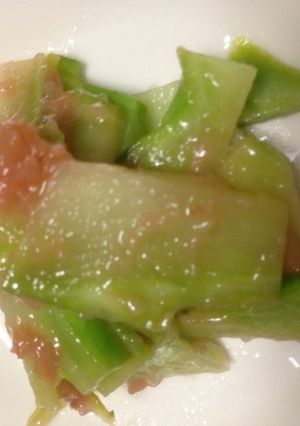 さっぱり！ブロッコリーの茎の梅和え-レシピのメイン写真