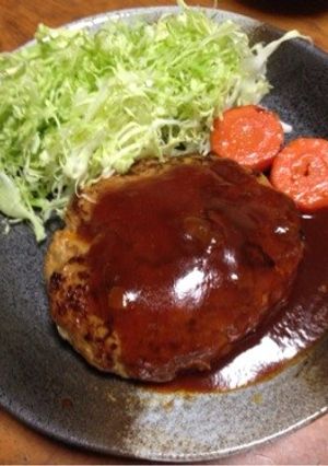 簡単ハンバーグ-レシピのメイン写真
