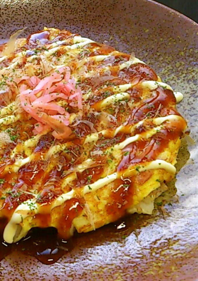 お好み焼き風「白菜の玉子焼き」-レシピのメイン写真