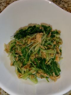 簡単!!!水菜とツナのおひたし★-レシピのメイン写真