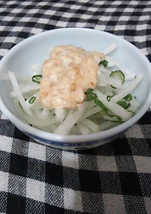 ちょっとピリッ!!大根梅サラダ-レシピのメイン写真