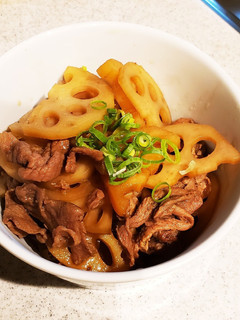れんこんと牛肉のしぐれ煮-レシピのメイン写真