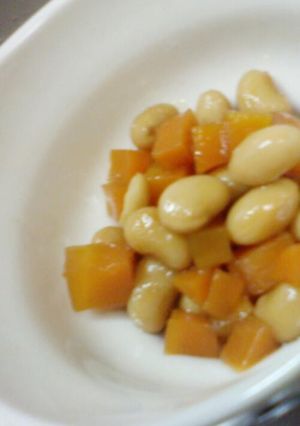 大豆と人参で煮豆♬-レシピのメイン写真