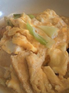 厚揚げの卵とじ♪親子丼の味-レシピのメイン写真