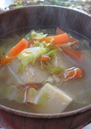 高野豆腐のコンソメスープ-レシピのメイン写真