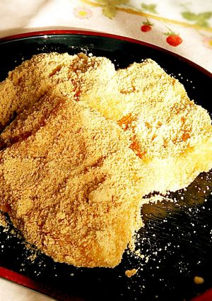 レンジで簡単♪つきたて風きな粉餅-レシピのメイン写真