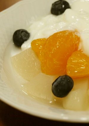 簡単すぎ♪フルーツヨーグルト-レシピのメイン写真