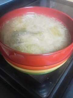 ✿レタスのお味噌汁✿-レシピのメイン写真