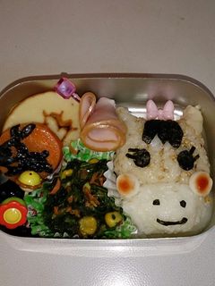 うまこさんキャラ弁当-レシピのメイン写真