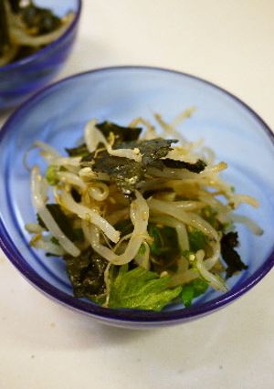 もやしと青じそのポン酢和え-レシピのメイン写真