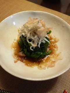ほうれん草としらすのお浸し-レシピのメイン写真