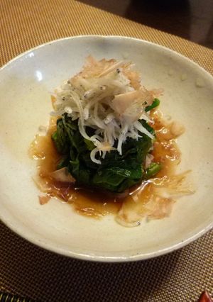 ほうれん草としらすのお浸し-レシピのメイン写真