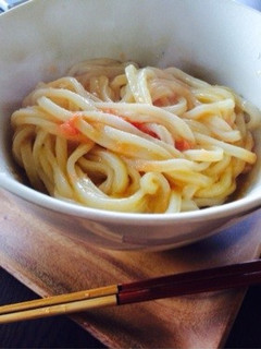 たらこ釜玉うどん-レシピのメイン写真