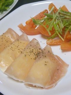 モッツァレラチーズと生ハムのオードブル-レシピのメイン写真