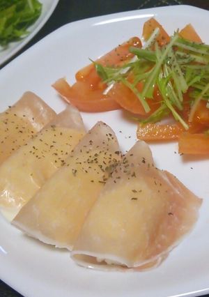 モッツァレラチーズと生ハムのオードブル-レシピのメイン写真