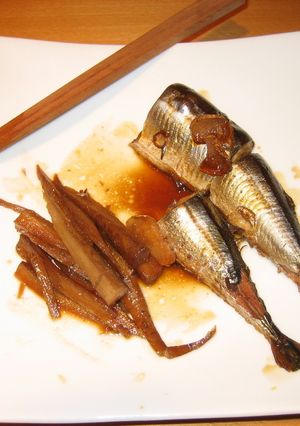 さんまとごぼうの煮付け-レシピのメイン写真