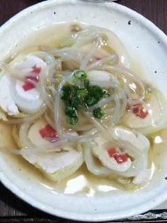 生姜風味でほっこり☆白菜ささみロール-レシピのメイン写真