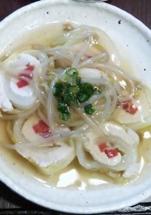 生姜風味でほっこり☆白菜ささみロール-レシピのメイン写真