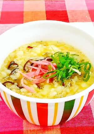 レンジでとろり～ん卵ごはん☆塩昆布入り♪-レシピのメイン写真