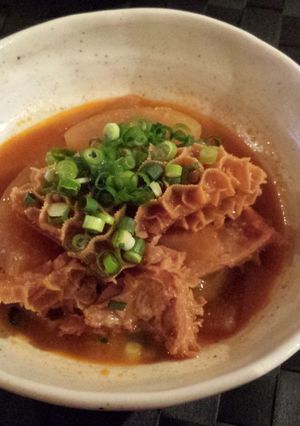 ハチノスのピリ辛韓国風煮込み-レシピのメイン写真