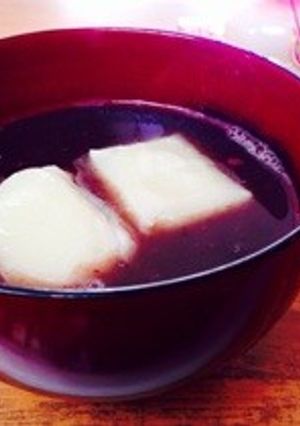 *簡単5分でおしるこ〜お餅入り*-レシピのメイン写真
