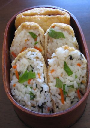 お花見弁当４段目　いなり寿司-レシピのメイン写真