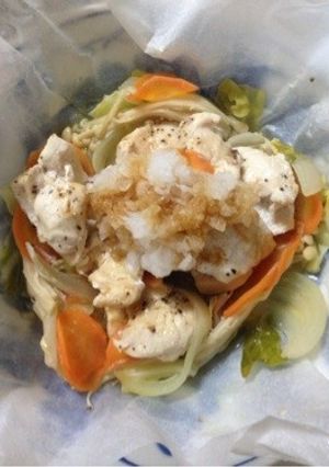 鶏むね肉でヘルシー☆野菜蒸し-レシピのメイン写真