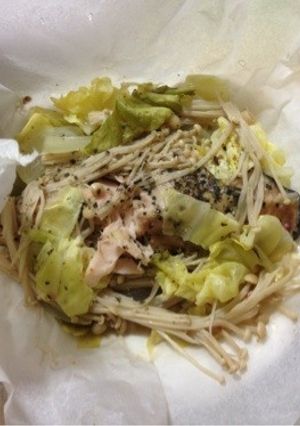 さけとたっぷり野菜のハーブバター蒸し☆-レシピのメイン写真