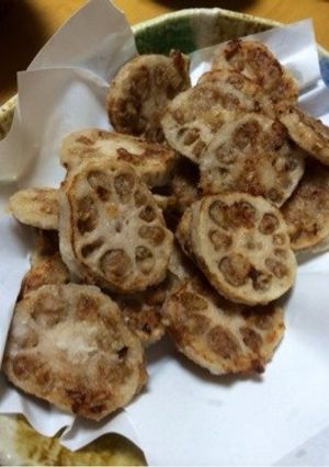お肉節約★レンコンの肉詰め-レシピのメイン写真