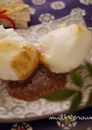 焼き餅のごま味噌(^_−)☆五平餅風-レシピのメイン写真